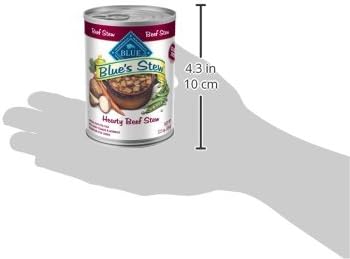 Blue Buffalo Blue's Stew Grain-Free Wet Dog Food, Made with Natural Ingredients, Hearty Beef Stew, 12.5-oz. Cans (12 Count)