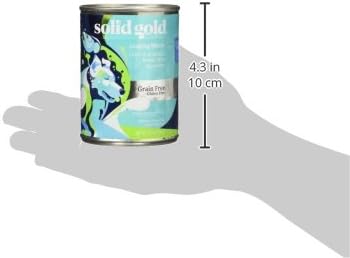 Solid Gold Wet Dog Food for Adult & Senior Dogs - Made with Real Chicken & Salmon - Leaping Waters Grain Free Canned Dog Food for Healthy Digestion & Sensitive Stomach