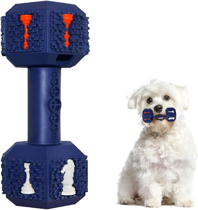Dog Chew Toys for Aggressive Chewers,Food Grade Non-Toxic Dental Pet Toy,Tough Durable Indestructible Dog Toys for XSmall Dogs.Blue(5IB-8IB)