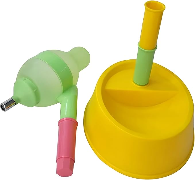 NACOCO Pet Standing Water Dispenser Cat Dog Standing Bowl with Detachable Pole Automatically Feeding Water Height Adjustable