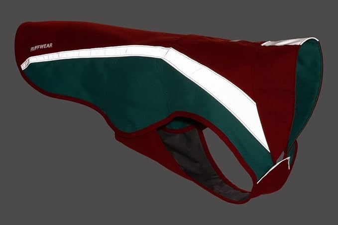 Ruffwear, Lumenglow High-Vis Dog Jacket, High-Visibility Protection for Day and Night, Blaze Orange, XX-Small