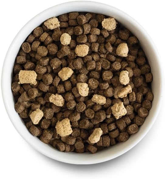 Open Farm, RawMix Dry Dog Food with Ancient Grains, Protein-Packed Kibble Coated in Bone Broth with Freeze Dried Raw Chunks, Pollock Beef & Salmon, Tide & Terrain Recipe, 3.5lb Bag