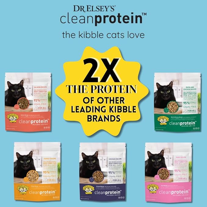 Dr. Elsey's cleanprotein Pork Cat Kibble 2 lb. Bag