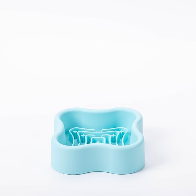 Silicone Slow Feeder Dog Bowl, Non-Slip Pet Food Dish for Small & Medium Dogs, Interactive Slow Eating Bowl, Puzzle Toy for Pets Food Training, Healthy Eating Aid, Anti-Choking
