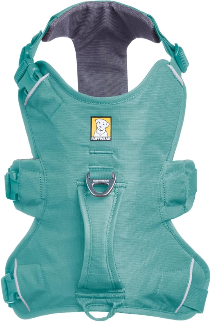 Ruffwear, Web Master, Multi-Use Support Dog Harness, Hiking and Trail Running, Service and Working, Everyday Wear, River Rock Green, Large/X-Large