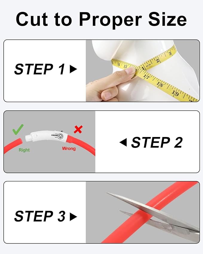 Joytale Light Up Dog Collar, Rechargeable Rainproof LED Collar for Night Walking Safety, Soft Silicone Glow in The Dark, Suitable for Small Medium Large Dogs, Red