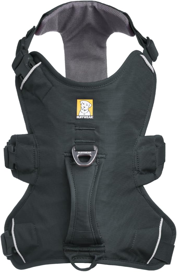 Ruffwear, Web Master, Multi-Use Support Dog Harness, Hiking and Trail Running, Service and Working, Everyday Wear, Basalt Gray, XX-Small