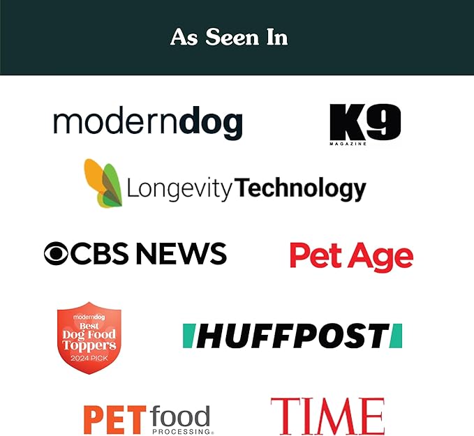 Senior Dog Powder Supplement & Food Topper – 63 Ingredients for Joint, Gut, Immune & Brain Health – Daily Longevity Multivitamin with Glucosamine, Probiotics, and Fish Oil | 30 Scoops