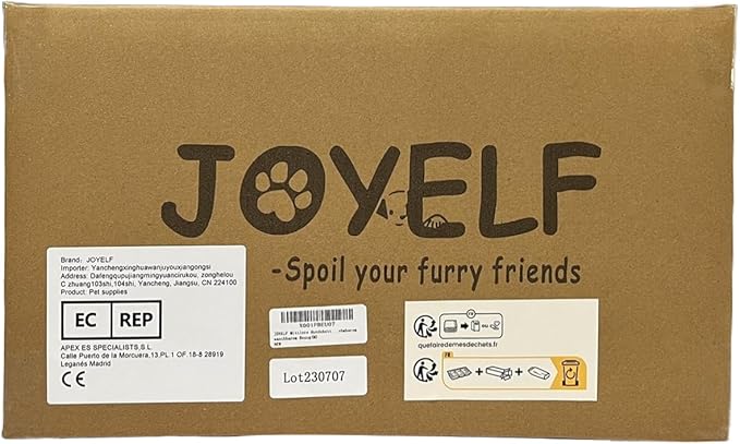 JOYELF Large Memory Foam Dog Bed, Orthopedic Dog Bed & Sofa with Removable Washable Cover and Squeaker Toy as Gift