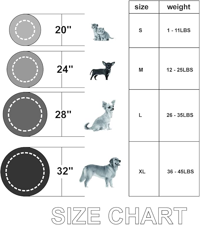 Calming Donut Dog Bed XL, Plush Round Cuddler Dog & Cat Bed, Anit-Anxiety Marshmellow Fluffy Faux Fur Cushion(32", Light Blue)