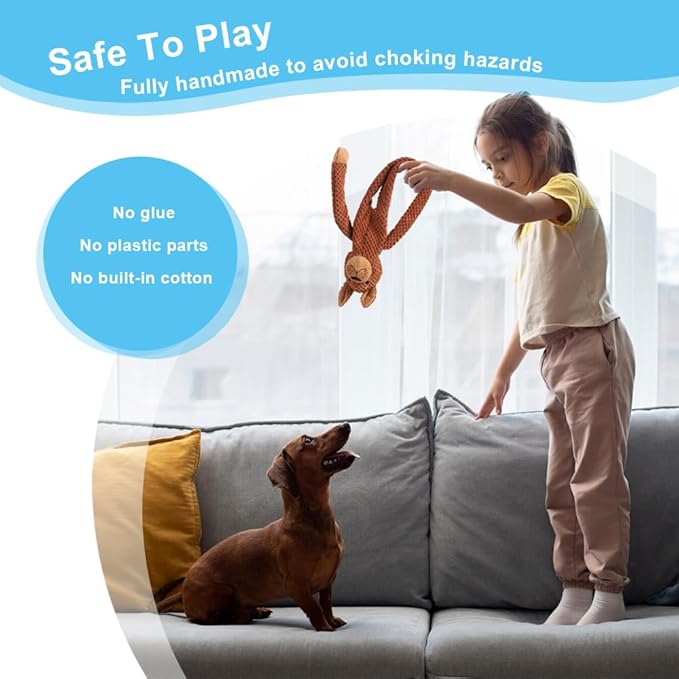 Dog Squeak Toys for Small, Medium & Large Dogs, Durable Chew Toy for Teething and Chewing, Tough Interactive Puppy Toy, 5-Pack, for Dogs