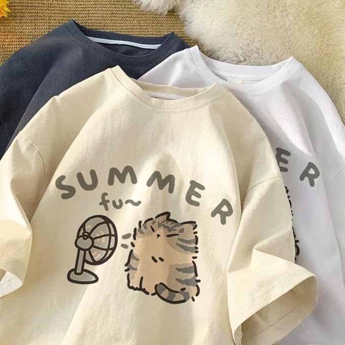 Graphic Tees Y2k Summer Tops 2024 Grunge Basic Tees for Women Y2k Shirt Streetwear Short Sleeve Shirts