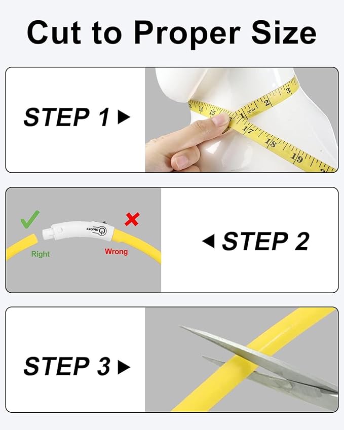 Joytale Light Up Dog Collar, Rechargeable Rainproof LED Collar for Night Walking Safety, Soft Silicone Glow in The Dark, Suitable for Small Medium Large Dogs, Yellow