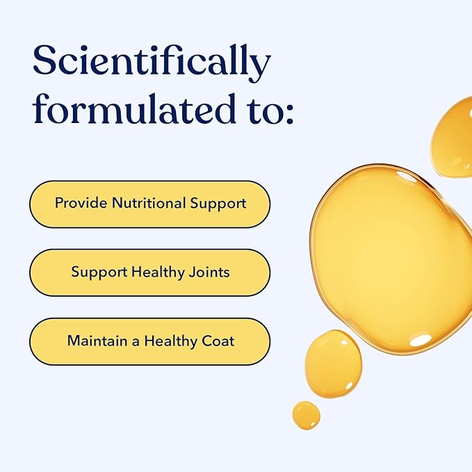 Honest Paws Fish Oil for Dogs and Cats - Omega 3 Wild Alaskan Salmon Oil - Healthy Skin, Joints, Nutritional Support, Shiny Coat - Fatty Acid, Pollock Oil - Sustainably Sourced - 16 Oz