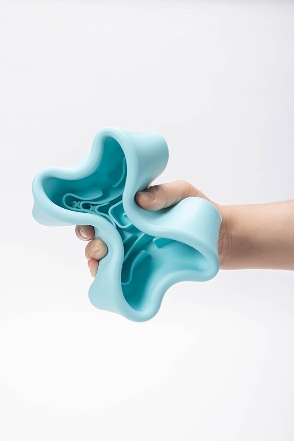 Silicone Slow Feeder Dog Bowl, Non-Slip Pet Food Dish for Small & Medium Dogs, Interactive Slow Eating Bowl, Puzzle Toy for Pets Food Training, Healthy Eating Aid, Anti-Choking