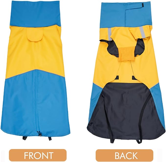 Dog Warm Coats - Windproof Dog Winter Outdoor Jackets Cold Weather Coats for Dog Waterproof Dog Raincoats with Hole for Dog Leash,by L