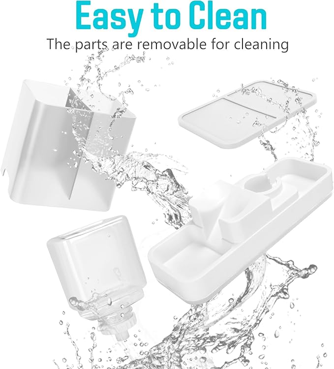 Automatic Small Pet Feeder and Water Dispenser, 2 in 1 Gravity Cat Auto Cat Small Medium Dog Feeder and Waterer Set Dish for Puppy Kitten Pets (White)
