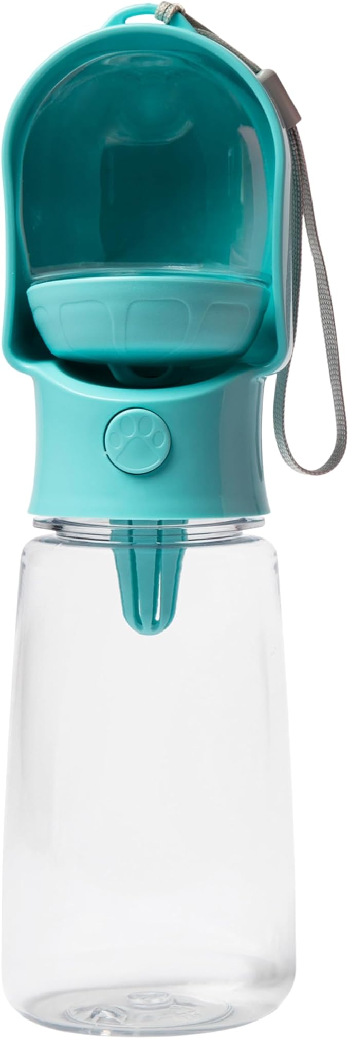 Leak Proof Portable Dog Water Bottle with Bowl – Travel Pet Water Dispenser for Walking & Hiking – Food Grade Plastic – Choose from 3 Colors (Blue, 500 ml)