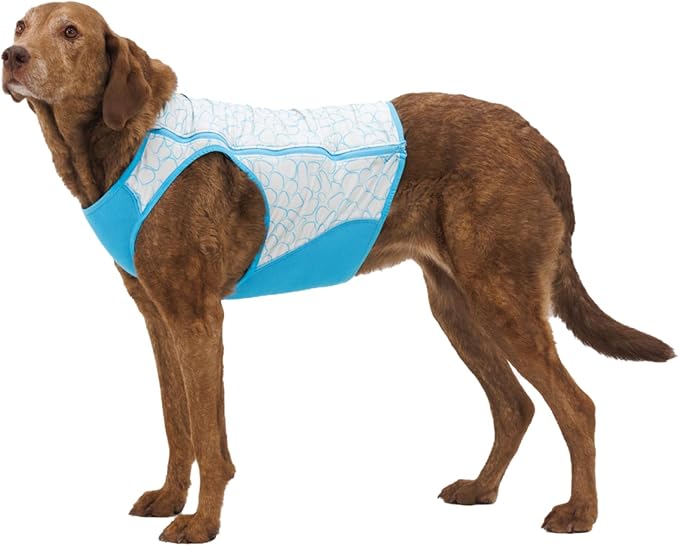 Ruffwear, Swamp Cooler Zip Dog Vest, Evaporative Cooling for Hot Weather, Graphite Gray, Large