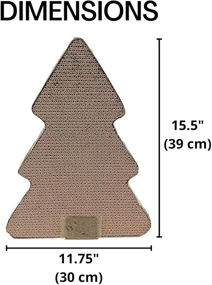 Midlee Christmas Tree Shaped Cat Scratcher