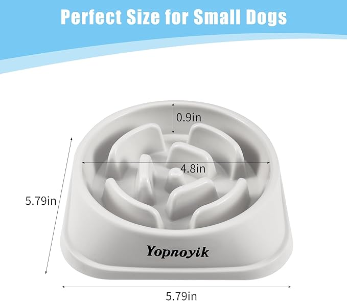 Slow Feeder Dog Bowls 5PCS, Anti-Choking Puzzle for Small Breeds