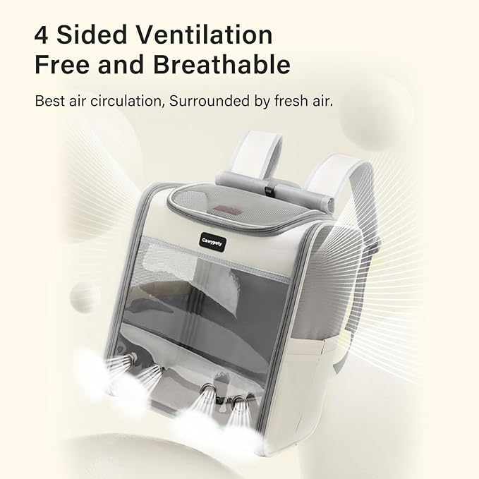 Cat Carrier Backpack,Cat Carrier with Window Blind,Cat Backpack for Small Cats Dogs, Safety Straps, Collapsible, Breathability,Designed for Travel, Hiking, Outdoor,Car