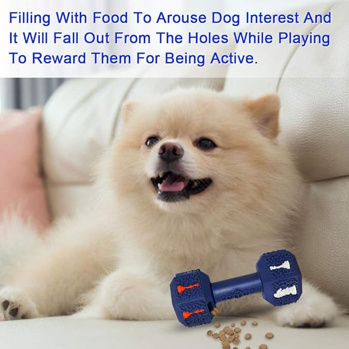 Dog Chew Toys for Aggressive Chewers,Food Grade Non-Toxic Dental Pet Toy,Tough Durable Indestructible Dog Toys for Small Dogs.Blue(8IB-15IB)