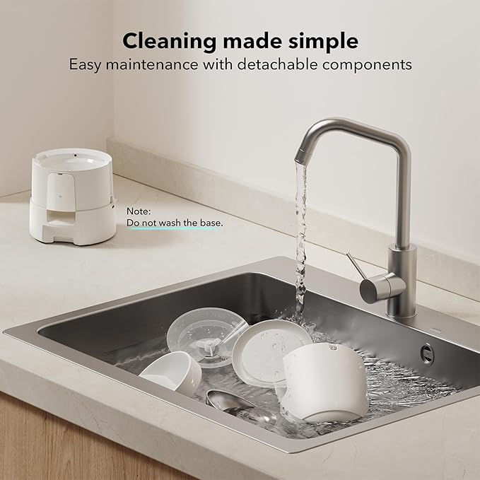 PETLIBRO Automatic Cat Feeder, Wi-Fi Rechargeable Cat Food Dispenser Battery-Operated with 30-Day Life, AIR Timed Pet Feeder for Cat & Dog, 2L Auto Cat Feeder