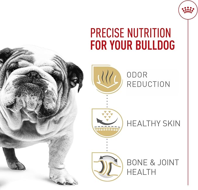 Royal Canin Bulldog Adult Dry Dog Food, 17 lb bag