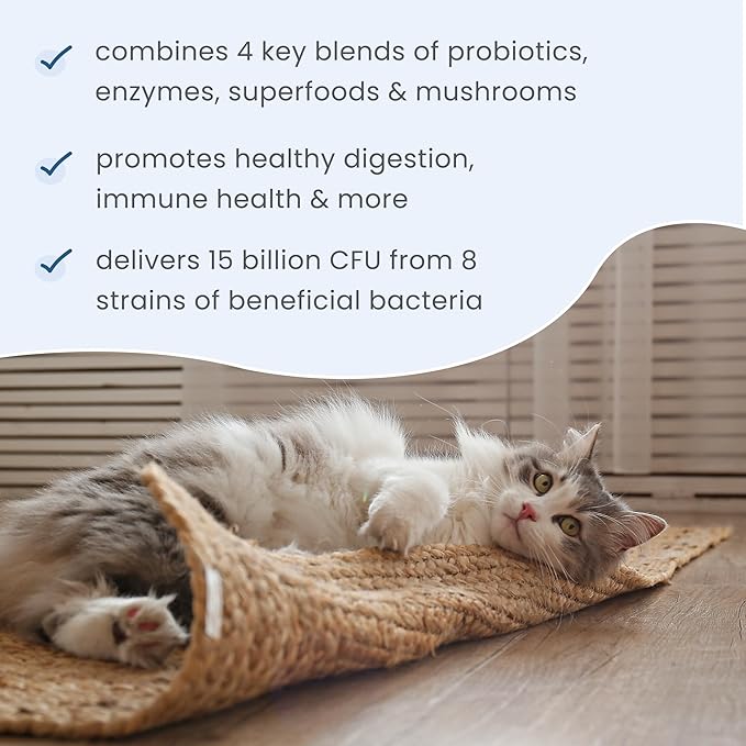 Bark & Whiskers, Probiotics + Enzymes 3.59 oz, Non GMO, Gluten Free, Soy Free, Dr. Mercola