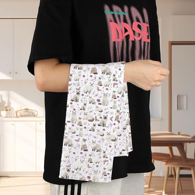 G2TUP Ragdoll Cat Kitchen Towels Ragdoll Cat Dish Towel Ragdoll Cat Lover Gifts Ragdoll Cat Owner Gift Ragdoll Cat Housewarming Gifts (Ragdoll cat kt)