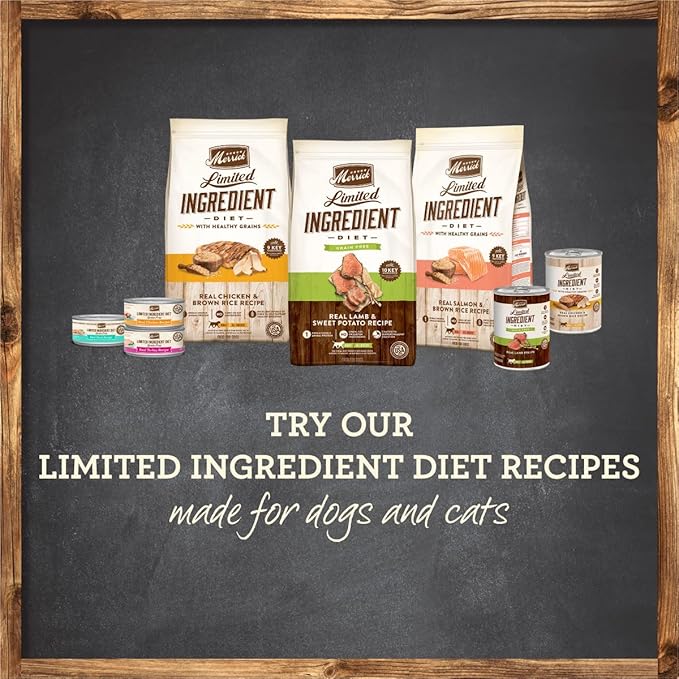 Merrick Limited Ingredient Diet Premium Grain Free And Natural Canned Pate Wet Cat Food, Chicken Recipe - (Pack of 24) 5 oz. Cans