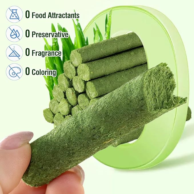 120g/4.23oz Cat Grass Teething Stick Hairballs,Chew Sticks for Cats,Catnip Toys Sticks Indoor Kitten Chew Stick