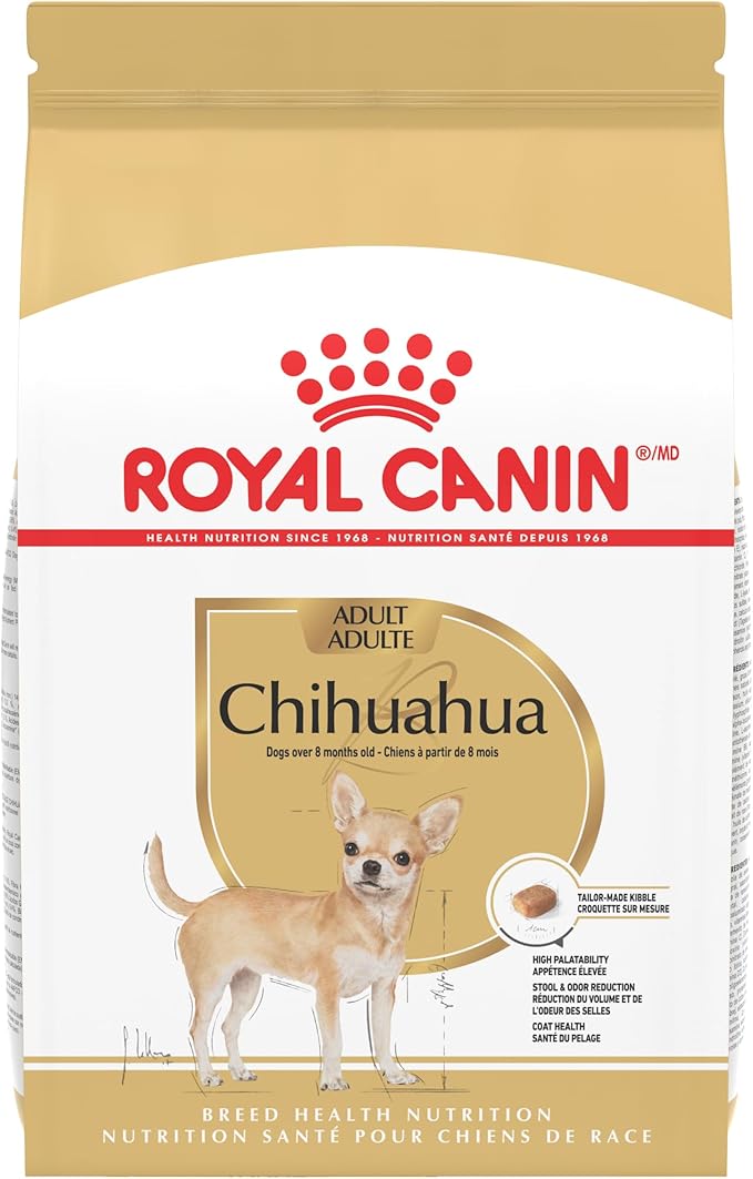 Royal Canin Chihuahua Adult Breed Specific Dry Dog Food, 2.5 lb. Bag