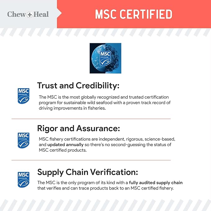 Pure Wild Alaskan Salmon Oil for Dogs - 8 oz. Pump Cap - Toxin Free Dog Fish Oil Rich in Omega-3 and 6, Vitamin D, EPA, and DHA for Healthy Skin and Coat - Pink, COHO, and Sockeye Salmon