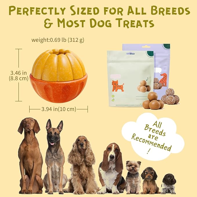 Frozen Treat Toy, Long-Lasting Interactive Dog Toy to Keep Your Pup Busy and Distracted,Safe for Dogs, DIY Freezable Fillable Treat Toy, Treat Dispensing Dog Toy Puzzle, for XL Pups - 25-75 lbs