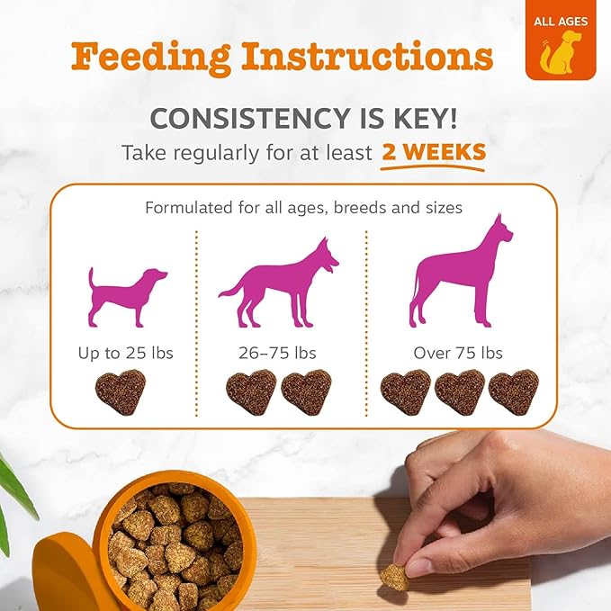 Zesty Paws Mussel Mobility Bites for Dogs - New Zealand Green Lipped Mussel with Natural Glucosamine & Chondroitin + Omega-3 Fatty Acids - Hip & Joint Support Supplement Soft Chews – 90 Count