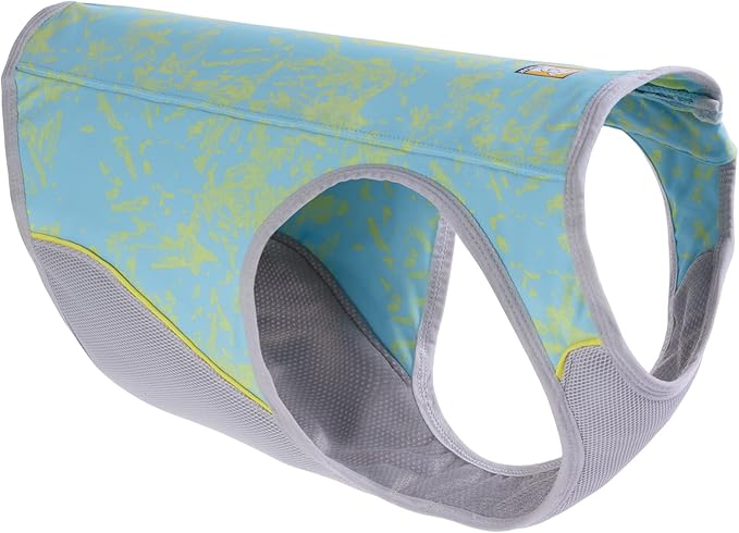 Ruffwear, Swamp Cooler Zip Dog Vest, Evaporative Cooling for Hot Weather, Blue Mist, X-Small