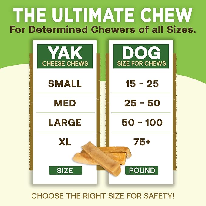 EcoKind Premium Gold Monster Yak Cheese Himalayan Dog Chew, Dog Treats Large Breed, All Natural, High Protein, for Aggressive Chewers, XL - 3 Chews