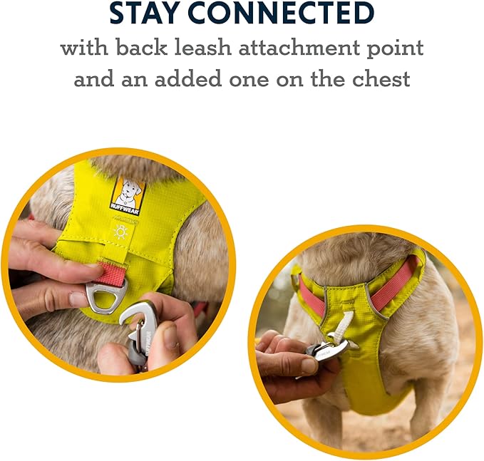 Ruffwear, Hi & Light, Everyday Lightweight Dog Harness, Trail Running, Walking, Hiking, All-Day Wear, Sage Green, XXX-Small