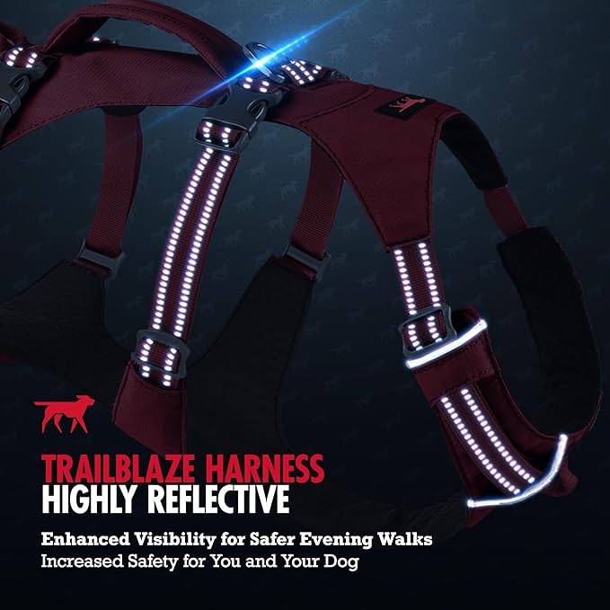 Tuff Pupper Escape Proof Dog Harness for Extra Small Dogs | No Pull Lightweight Adjustable Harness | No Escape Multifunctional Outdoor Pet Gear | Strong Durable Breathable | Secure Comfortable Fit