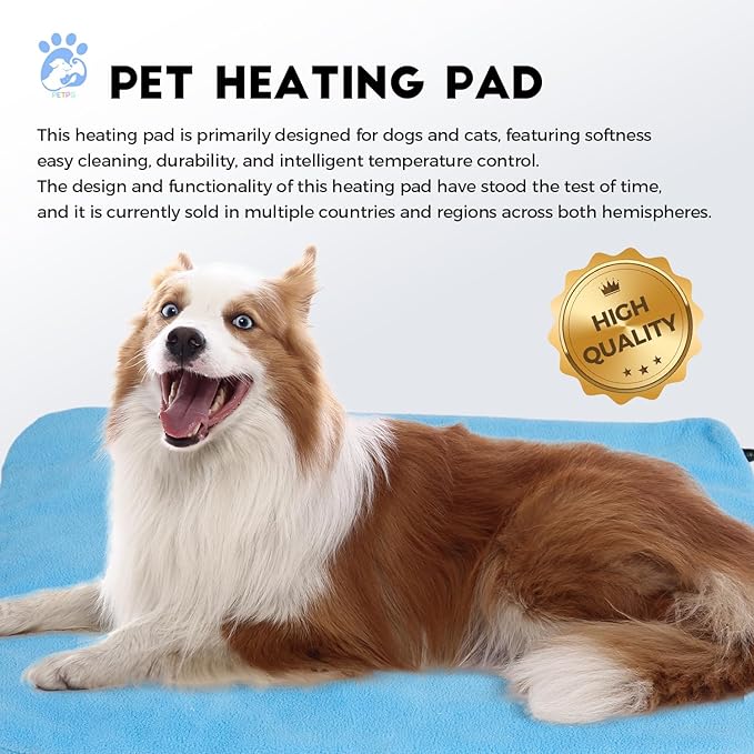 Pet Heating Pad for Dogs & Cats - Microwave Safe, Large Size for Back Pain,Neck Pain Relief, Arthritis, Sciatica, and Muscle Spasms- Portable and Versatile for Home and Travel Use