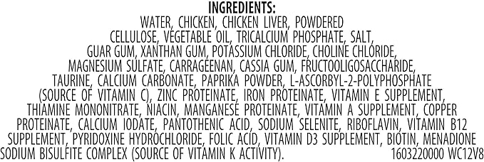 Nutrish Rachael Ray Grain Free Wet Cat Food, Chicken & Liver Recipe, 2.8 oz. Cup, 24 Count