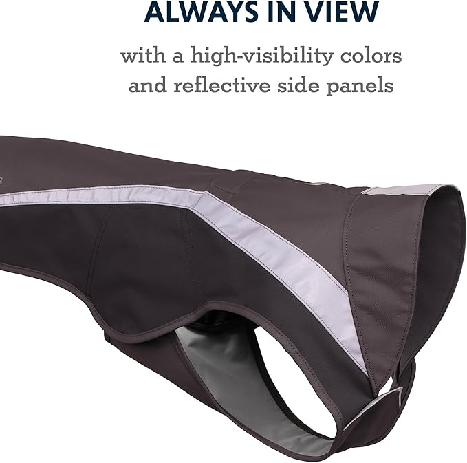 Ruffwear, Lumenglow High-Vis Dog Jacket, High-Visibility Protection for Day and Night, Blaze Orange, XX-Small