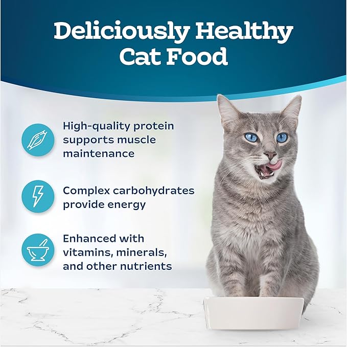 Blue Buffalo Tastefuls Natural Wet Cat Food Cans, Paté Style, Chicken Entrée 3-oz Cans (Pack of 4)