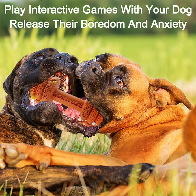 Dog Chew Toys for Aggressive Chewers,Food Grade Non-Toxic Dental Pet Toy,Tough Durable Indestructible Dog Toys for XSmall Dogs.Orange(5IB-8IB)