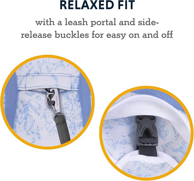 Ruffwear, Swamp Cooler Dog Vest, Evaporative Cooling for Hot Weather, Compatible with Most Harnesses, Heliotrope Purple, X-Large
