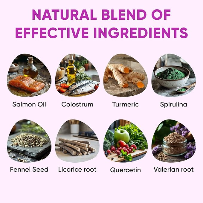 Dog Allergy Relief Chews for Itchy Skin - Seasonal and Food Allergy Chews for Shedding, Licking Paws, Hot Spot, Ears - USA Product - Omega 3 Fish Oil Skin & Coat Supplement - Anti Itch Immune Treats