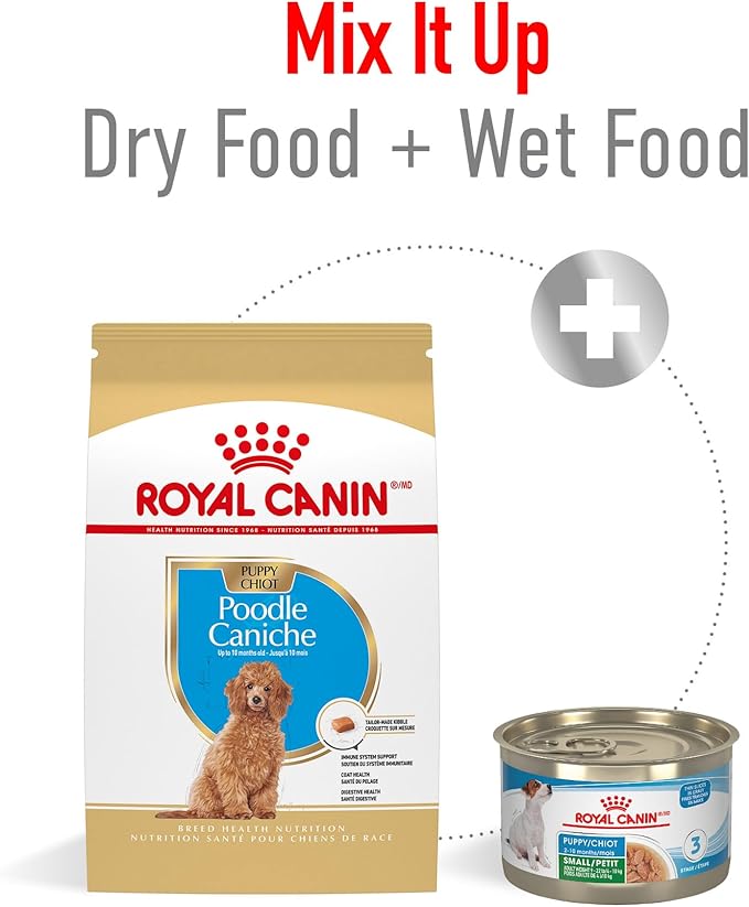 Royal Canin Breed Health Nutrition Poodle Puppy Dry Dog Food, 2.5 lb Bag