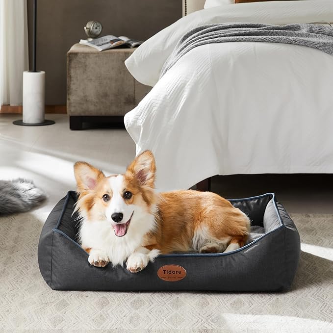 Orthopedic Dog Beds for Medium Large Dogs, Durable Egg Crate Foam Sofa Dog Bed wit Washable Removable Cover,Waterproof Lining and Nonskid Bottom,Pet Bed for Medium Dogs